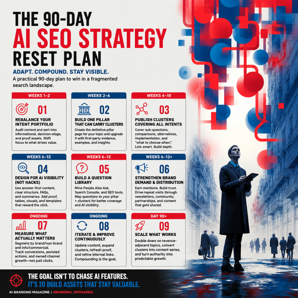 What to do now: a practical 90-day ai seo reset plan